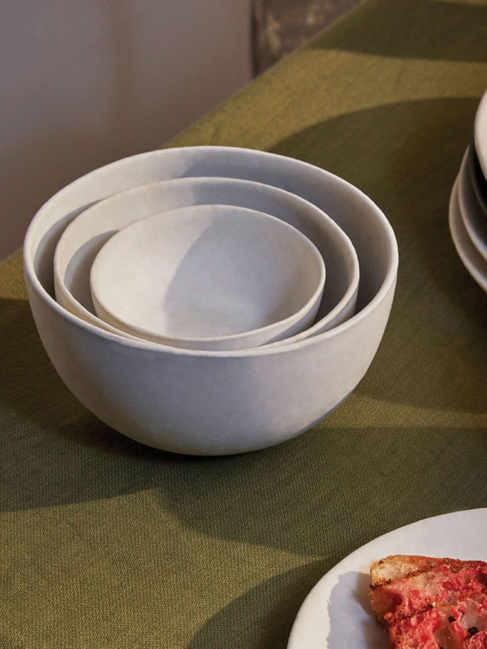 Shop L'objet Terra Porcelain Cereal Bowl (14cm) In White