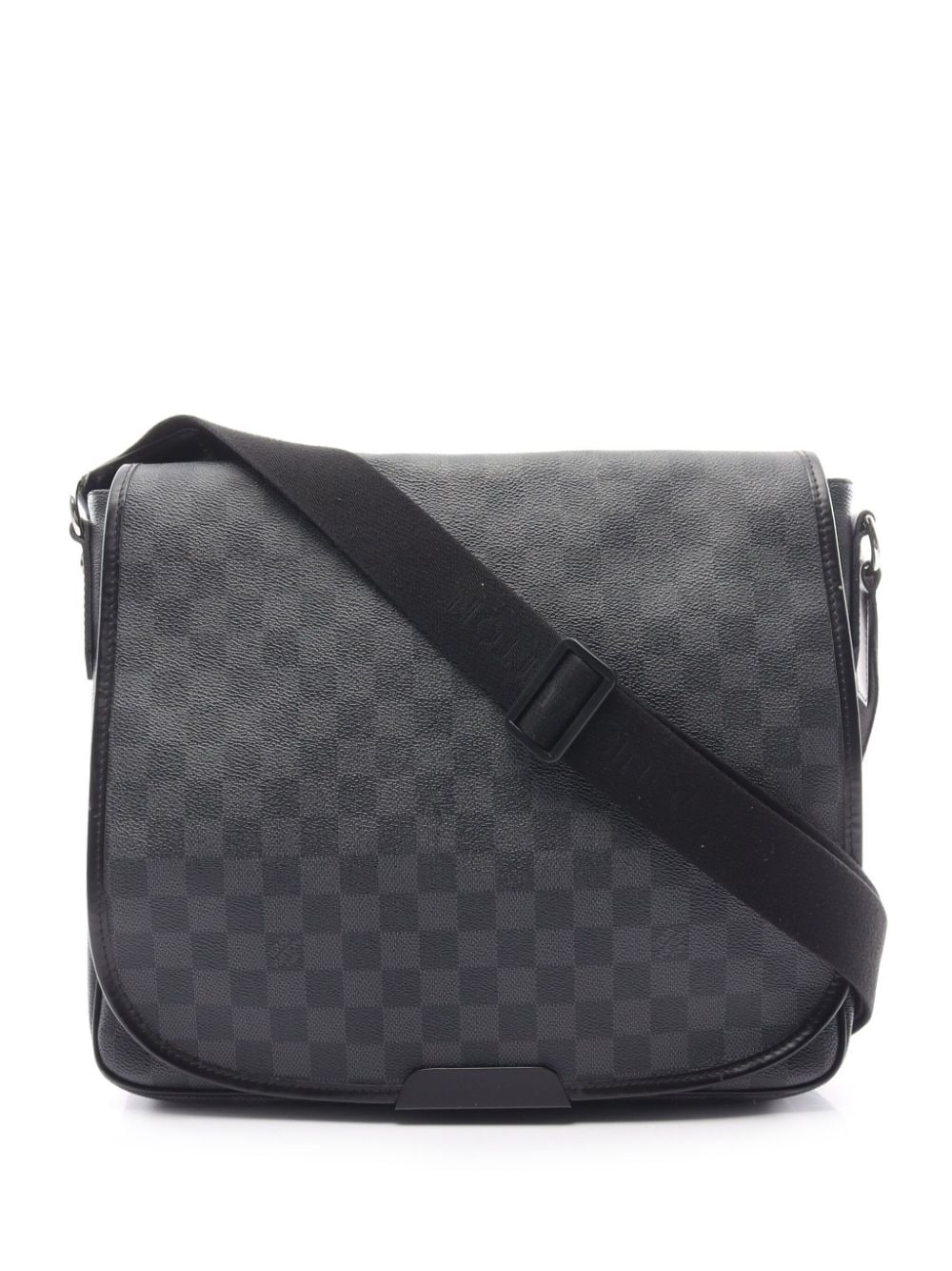 Pre-owned Louis Vuitton 2011  Daniel Mm Messenger Bag In Black