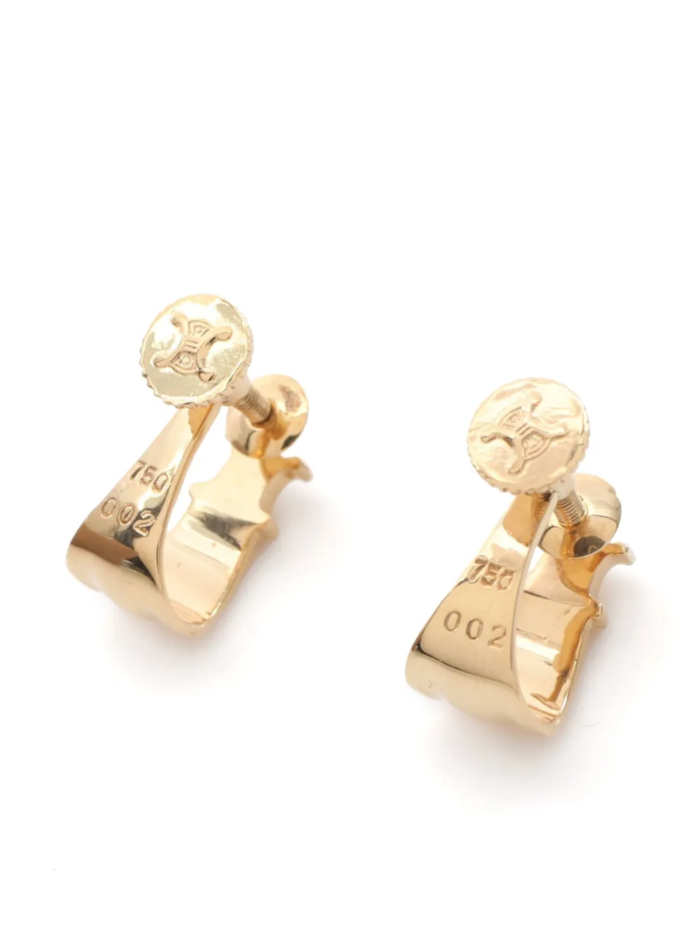 Céline Pre-Owned 2000s Macadam earrings - Goud