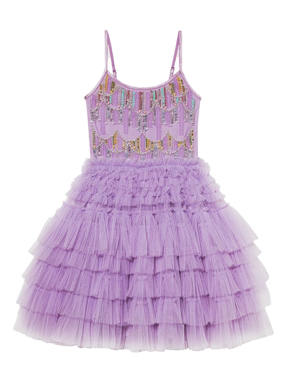 Tutu Du Monde Painterly embellished tulle dress - Violett