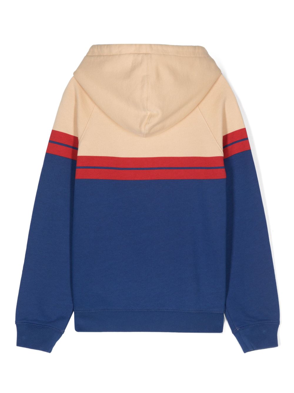 Gucci Kids Interlocking G cotton hoodie - Blue