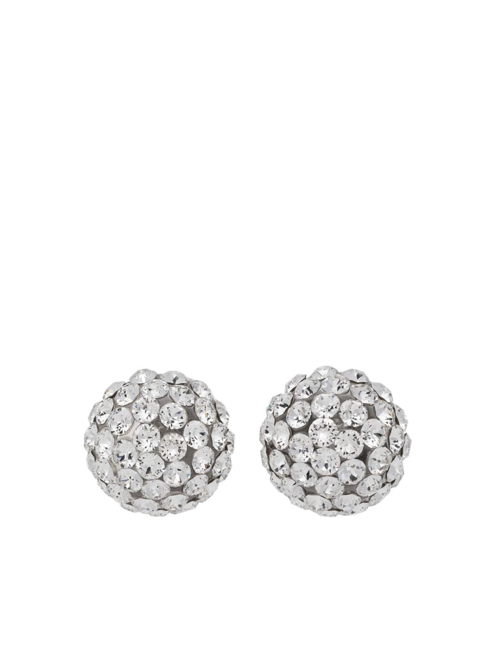 Ports 1961 Crystal-embellished Stud Earrings In Silver