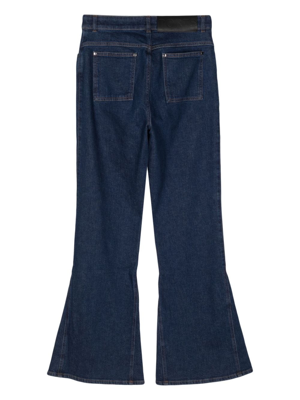 Shop Ports 1961 High-waisted Flared Jeans In Blue