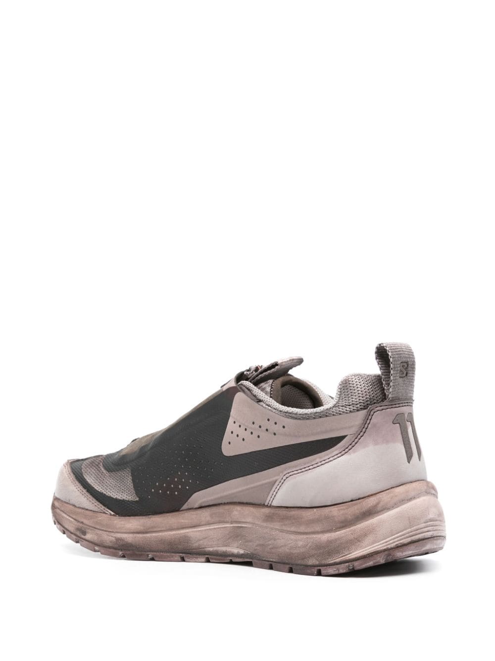 Shop Salomon Bamba 2 Panelled Sneakers In Brown