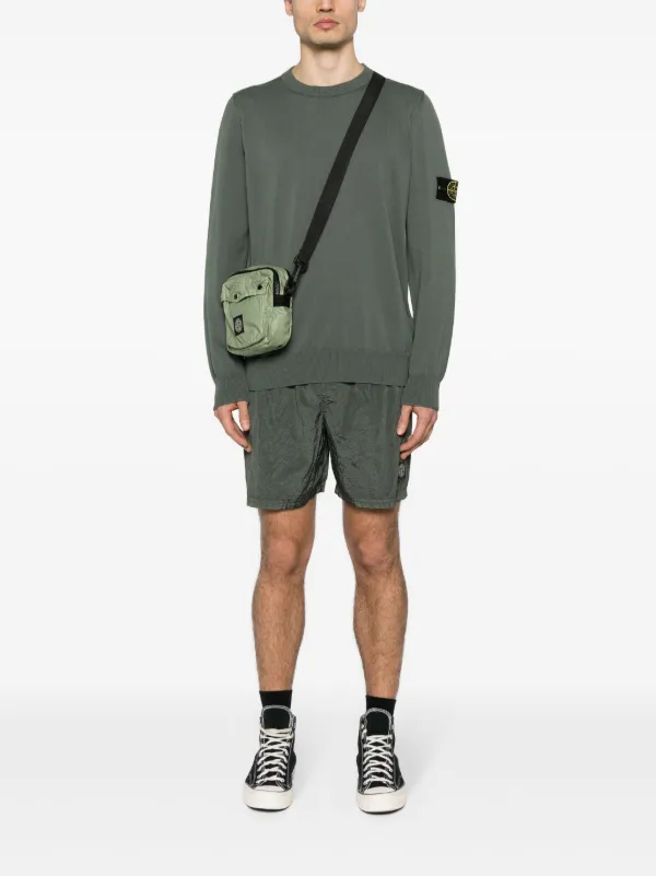 Stone Island コンパスバッジ セーター | グリーン | FARFETCH JP