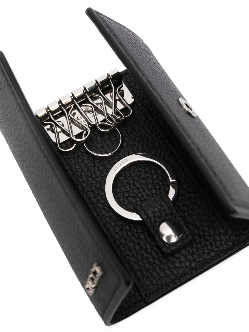 Gucci Leren sleutelhanger Zwart