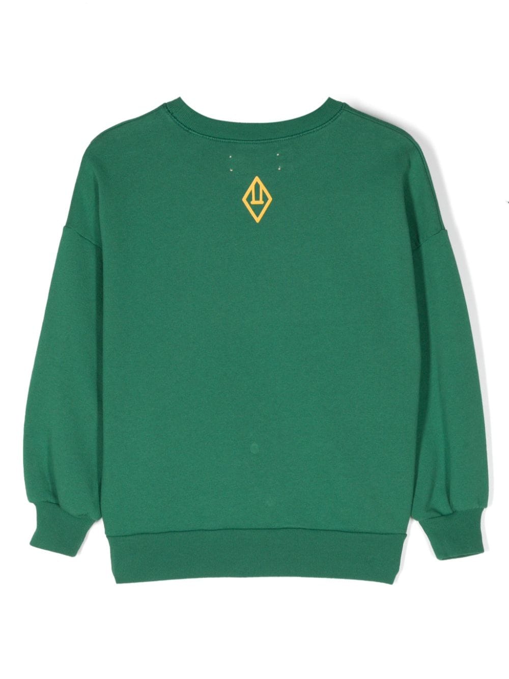 The Animals Observatory Katoenen sweater met logoprint Groen