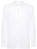 Kiton Nerano linen shirt - White