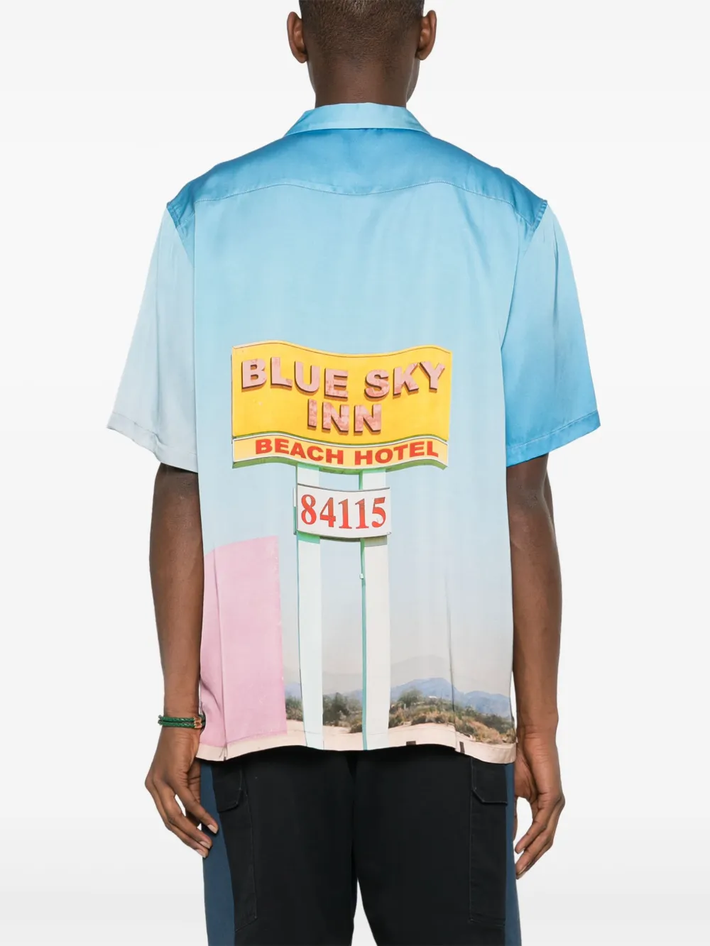 BLUE SKY INN Overhemd met grafische print Blauw