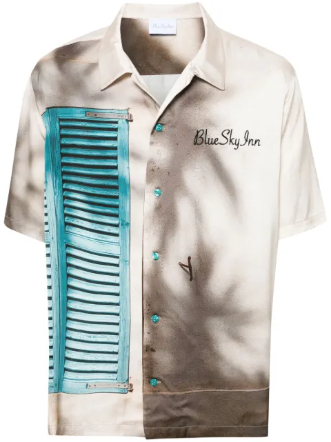 BLUE SKY INN graphic-print short-sleeve shirt