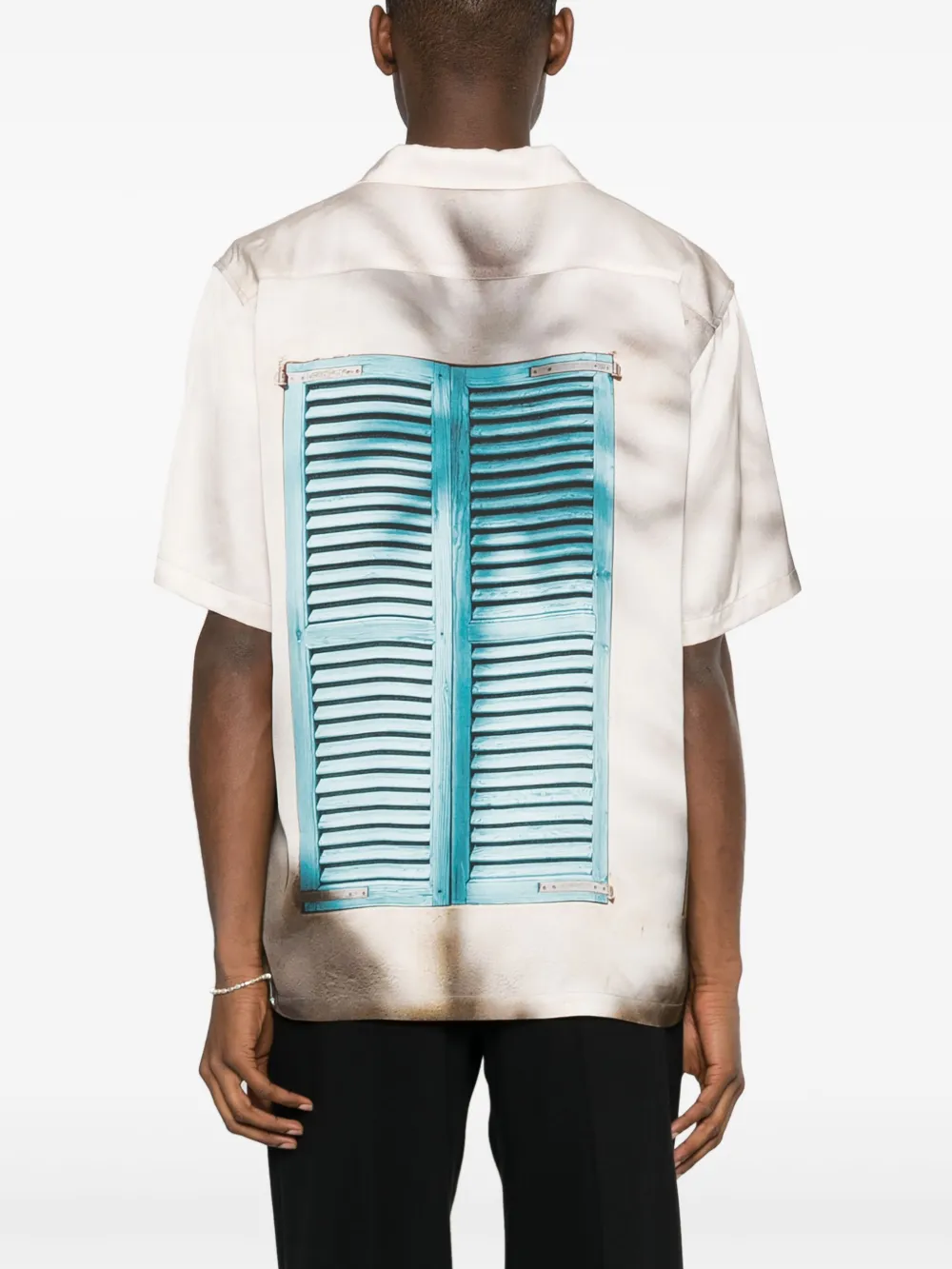 BLUE SKY INN Overhemd met grafische print Beige