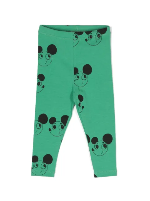 Mini Rodini leggins con ratones estampados