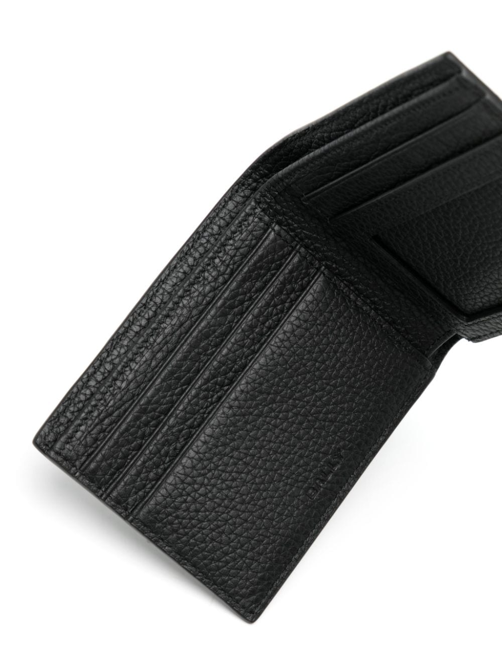 Shop Bally Logo-print Leather Wallet In Black