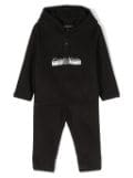 Calvin Klein Kids logo-print cotton tracksuit - Black