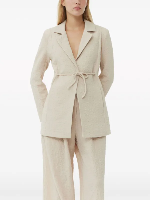 GANNI タイディテール ジャケット | ニュートラル | FARFETCH JP