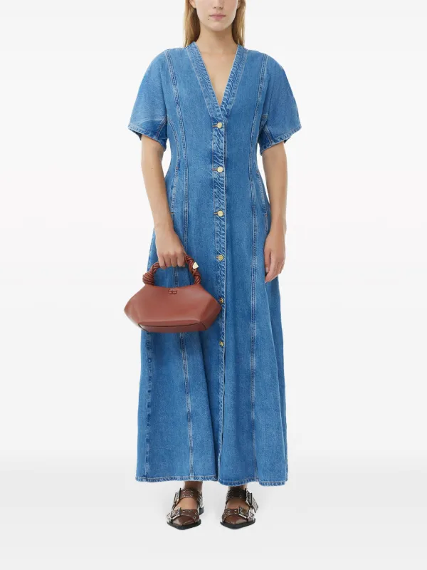 jean maxi dress Stetson Western Denim There are circumstances I cannot control Ganni | Future Denim Maxi