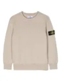 Stone Island Junior Compass-badge jumper - Neutrals
