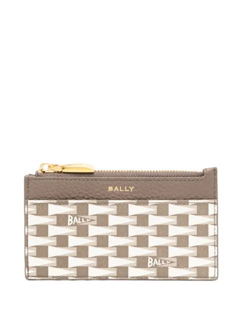 Bally Pennant monogram-pattern card holder