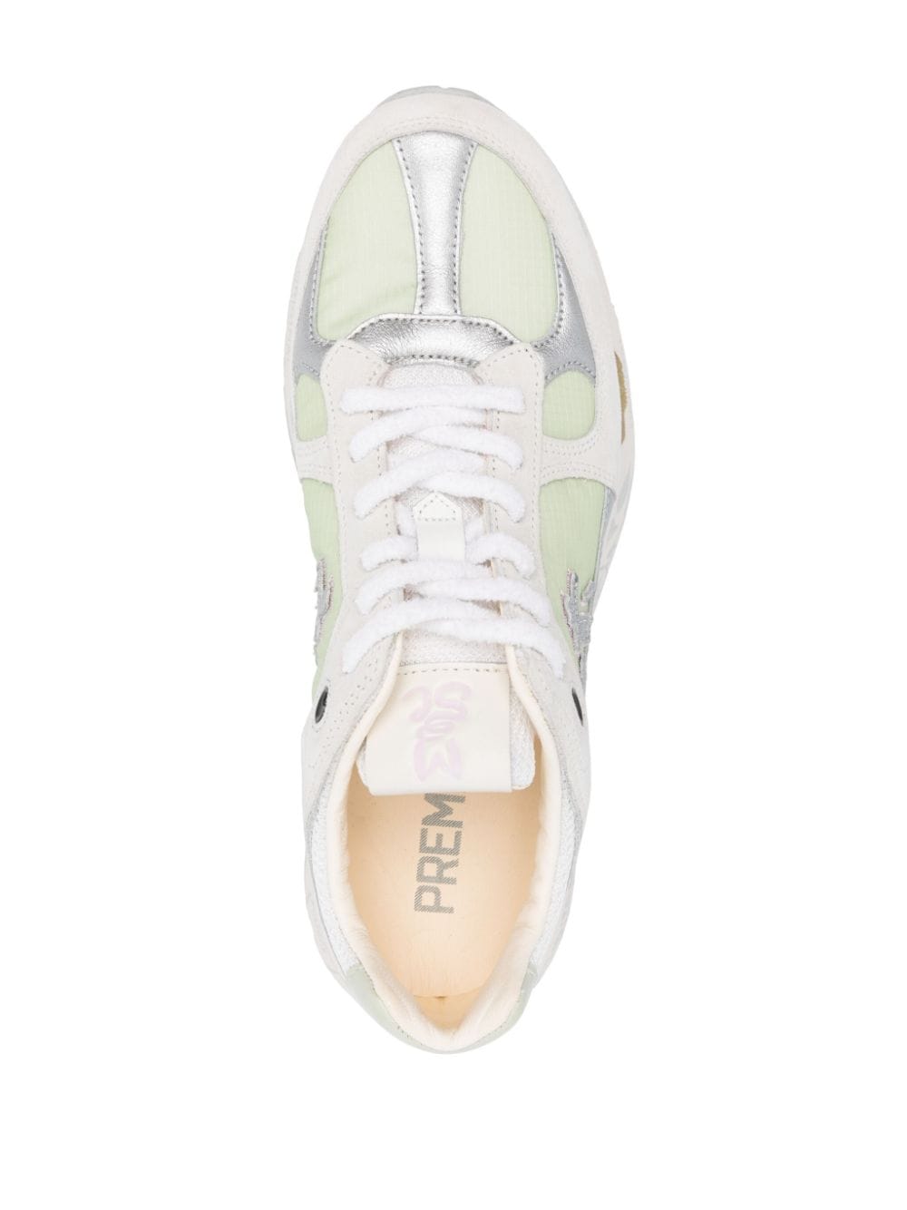 Shop Premiata Mase Panelled Sneakers In Nude