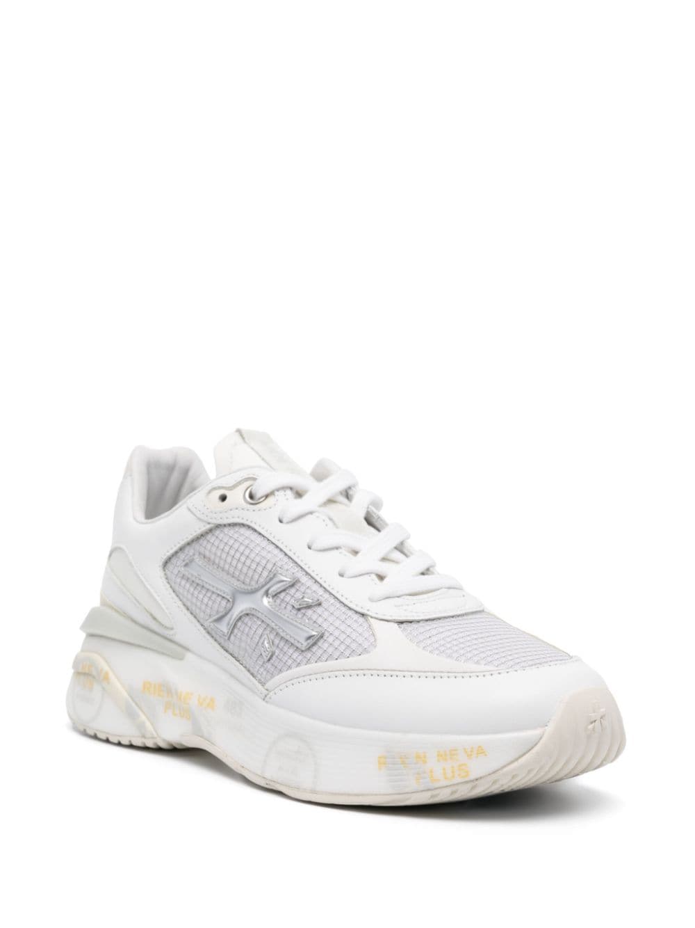 Shop Premiata Moerun 6445 Sneakers In White