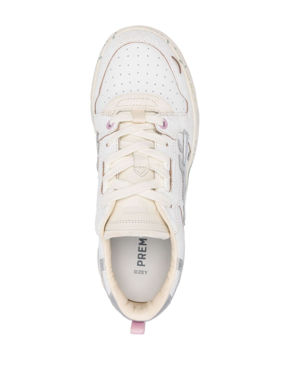 Shop Premiata Drake Leather Sneakers In White