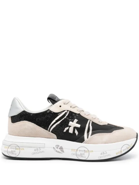 Premiata Cassie sequin-embellished sneakers