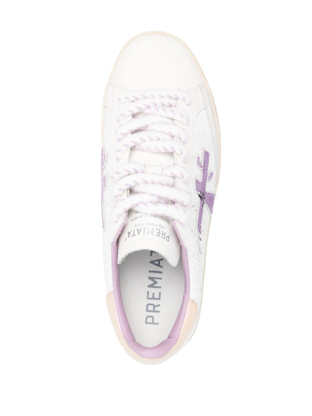 Shop Premiata Steven 6659 Sneakers In White