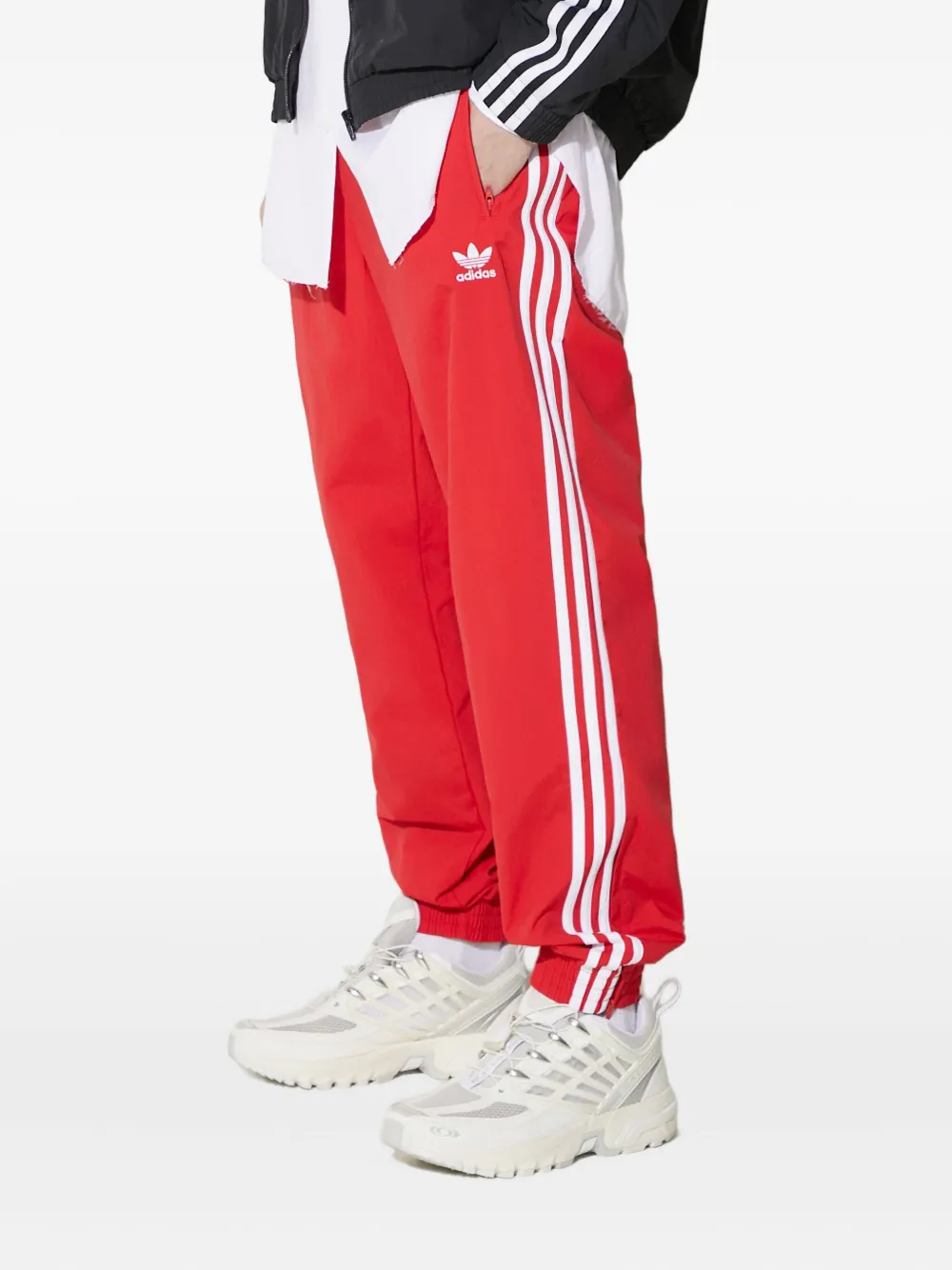 adidas Trainingsbroek met drie strepen Rood