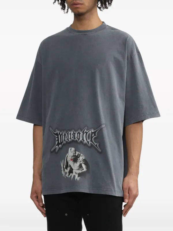 We11done Monster グラフィック Tシャツ | ブルー | FARFETCH JP