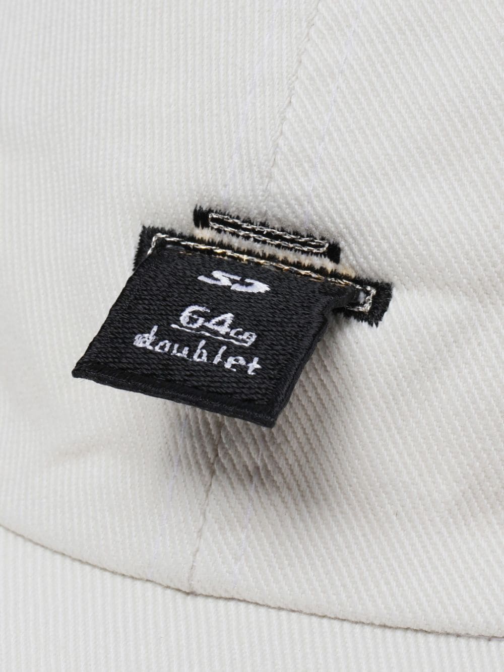Shop Doublet Appliqué-detail Corduroy Cap In White