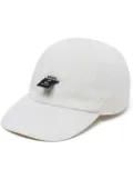 Doublet appliqué-detail corduroy cap - White