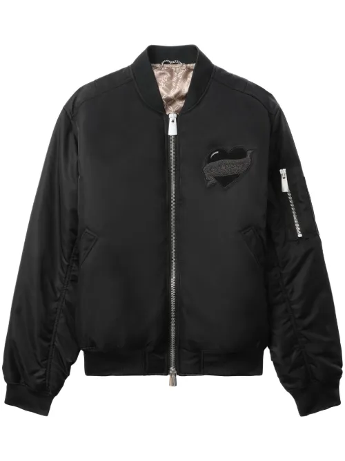 Veste bomber à logo appliqué - Charles Jeffrey Loverboy - Modalova