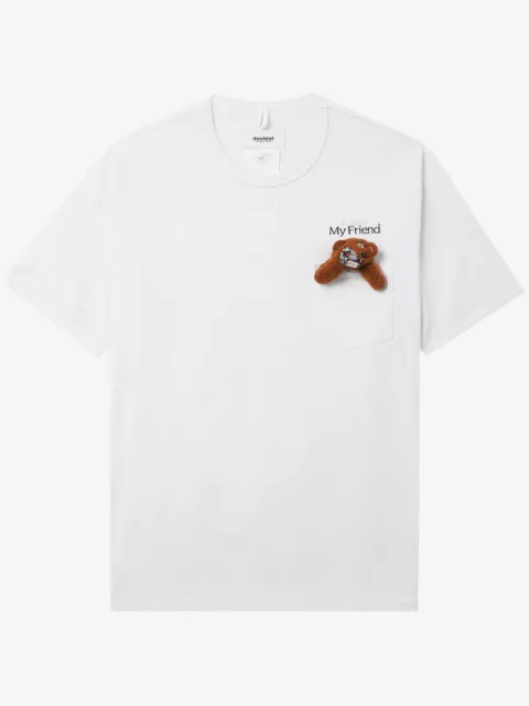 Doublet t-shirt à motif d'ourson