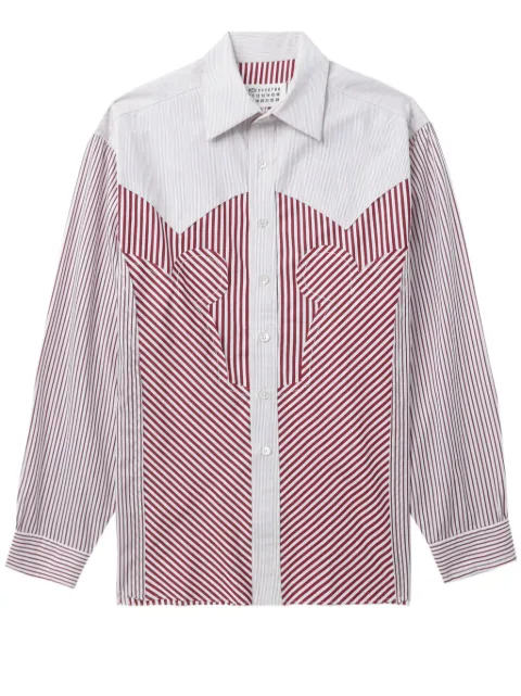 Maison Margiela striped cotton shirt