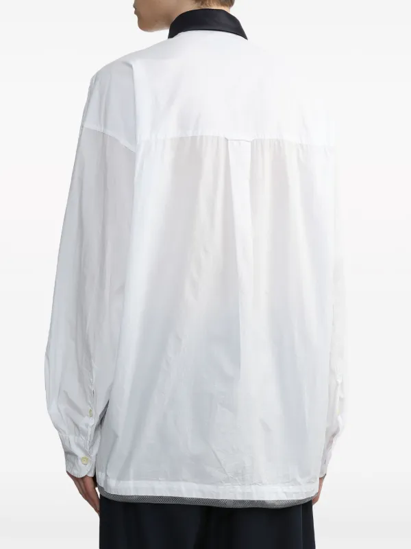 Kolor ストライプカラー シャツ | ホワイト | FARFETCH JP