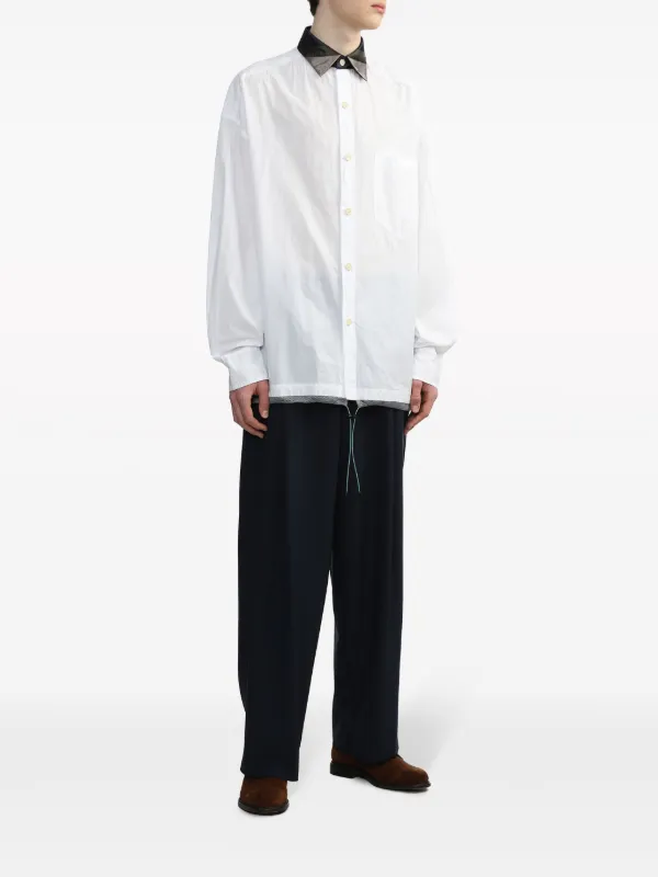 Kolor ストライプカラー シャツ | ホワイト | FARFETCH JP 