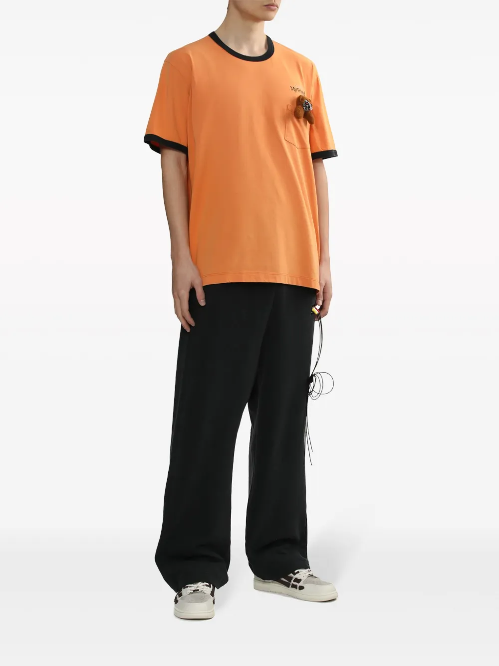 Doublet Katoenen T-shirt met teddybeerprint - Oranje