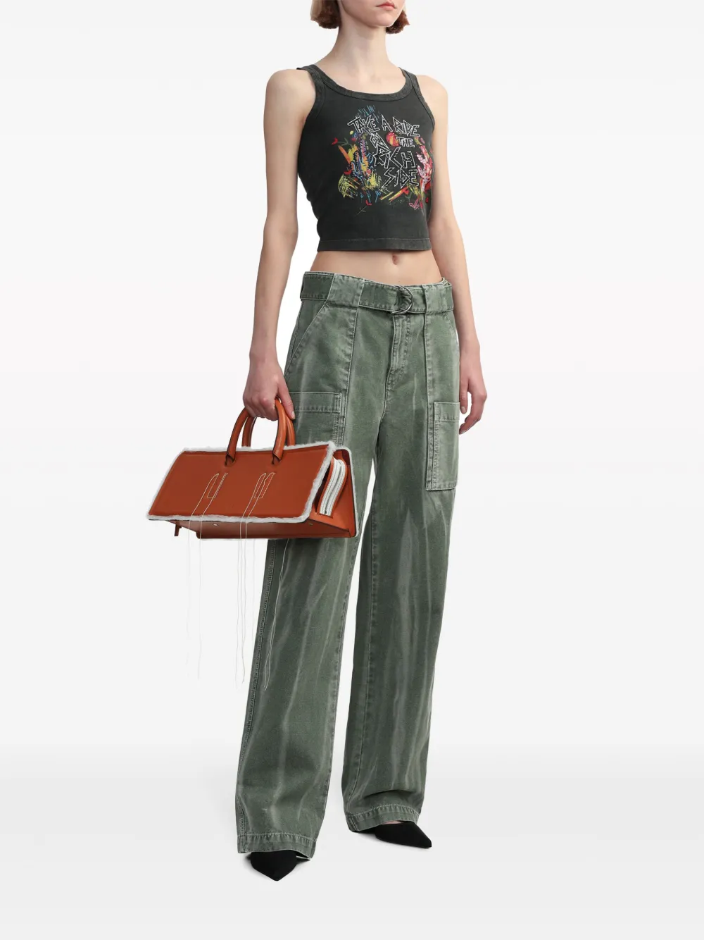 Alessandra Rich camiseta con estampado gráfico | Chalecos y camisetas | Image 2