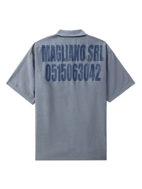 MAGLIANO - マリアーノ】Finalists Twisted Shirt Black And