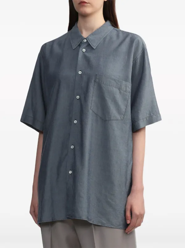 Magliano ロゴ シャツ | グレー | FARFETCH JP