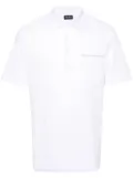 Zegna piqué polo shirt - White