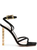 Gianvito Rossi Wonder 105mm suede sandals - Black