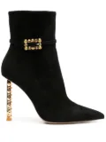 Gianvito Rossi Wonder 105mm suede boots - Black