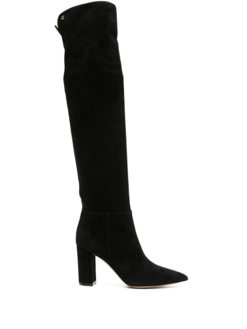 Gianvito Rossi Piper knee-high suede boots Women