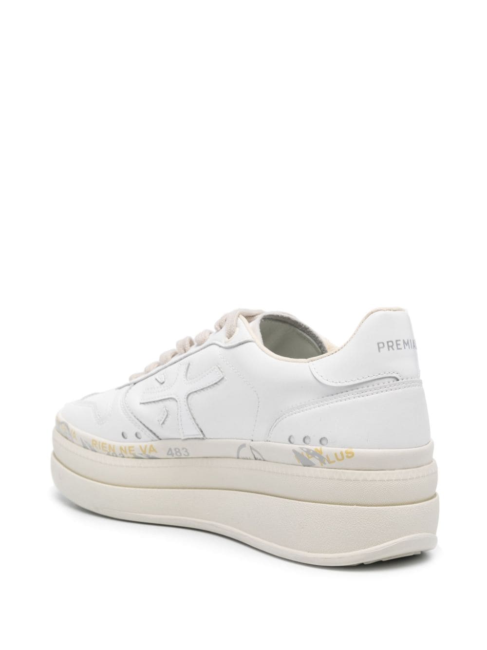 Shop Premiata Micol 6788 Sneakers In White