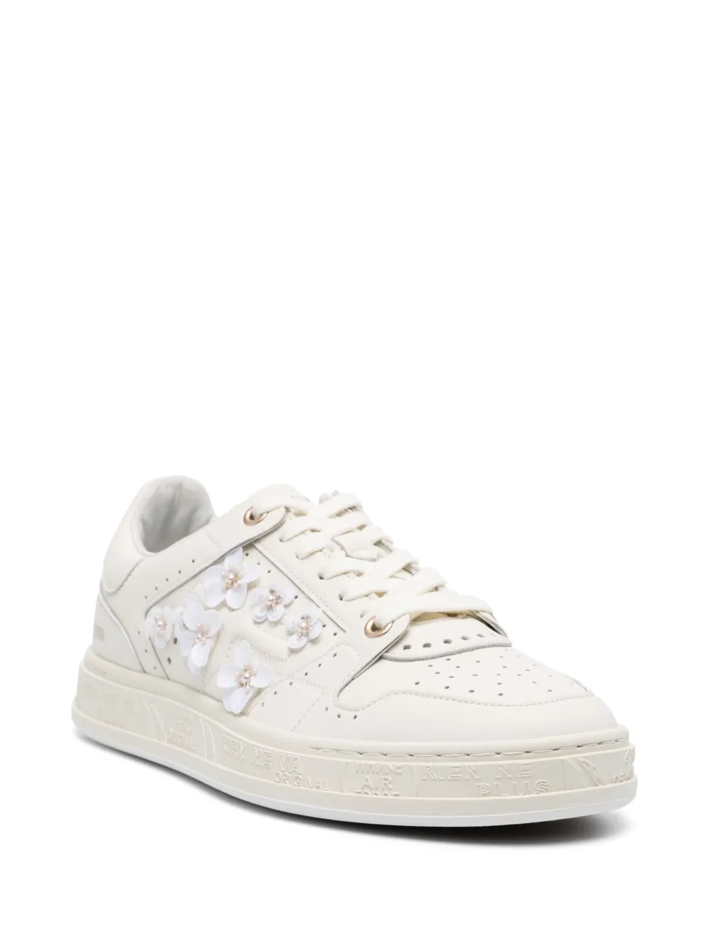 Premiata Quinn leren sneakers - Beige