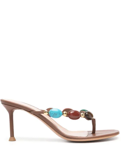 Gianvito Rossi Shanti 70mm leather sandals