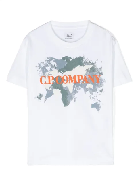 C.P. Company Kids logo-embroidered cotton T-shirt