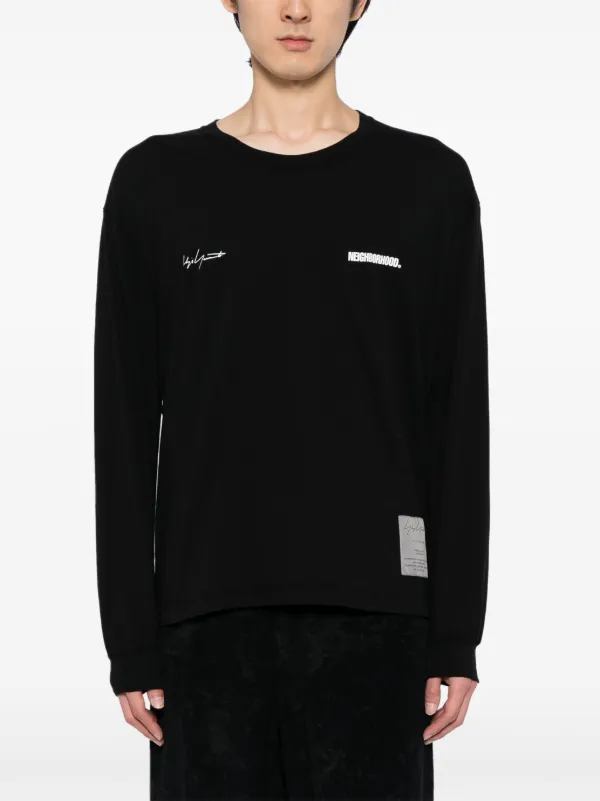 Yohji Yamamoto x NEIGHBORHOOD logo-print Cotton T-shirt - Farfetch