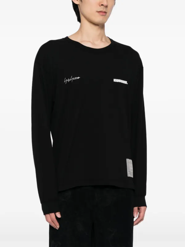 Yohji Yamamoto x NEIGHBORHOOD logo-print Cotton T-shirt - Farfetch